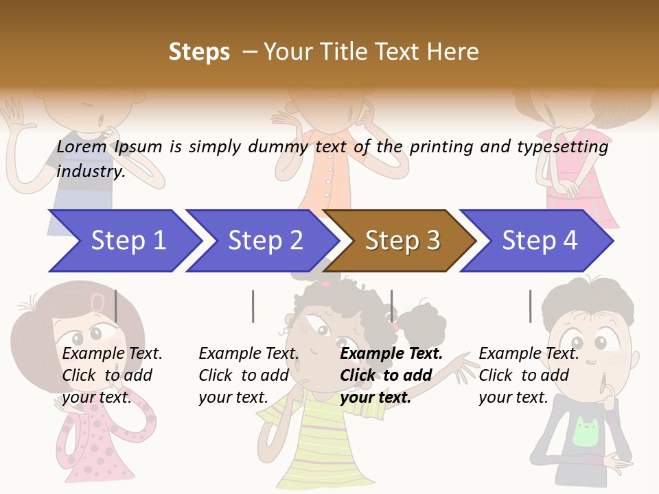 Greeting African Ponder PowerPoint Template