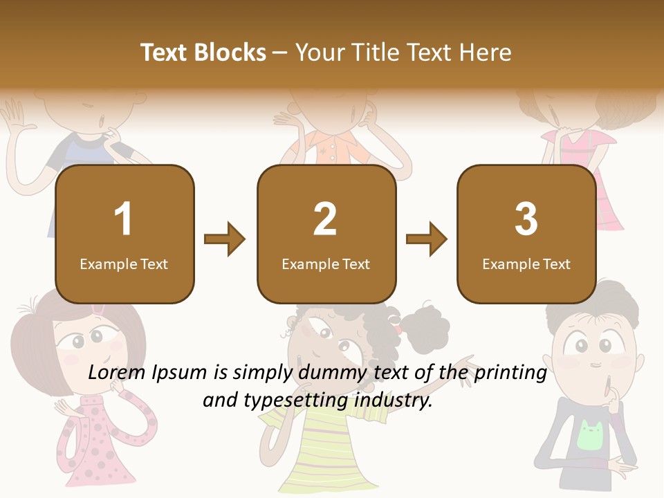 Greeting African Ponder PowerPoint Template