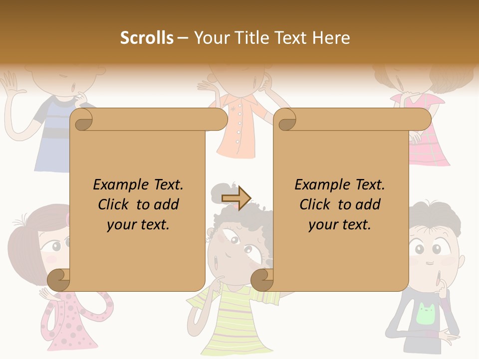 Greeting African Ponder PowerPoint Template