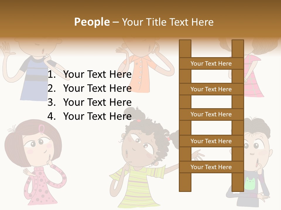 Greeting African Ponder PowerPoint Template