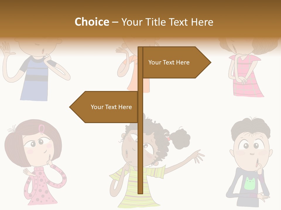 Greeting African Ponder PowerPoint Template