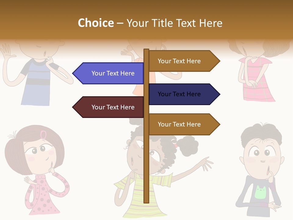 Greeting African Ponder PowerPoint Template