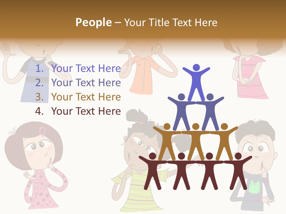 Greeting African Ponder PowerPoint Template