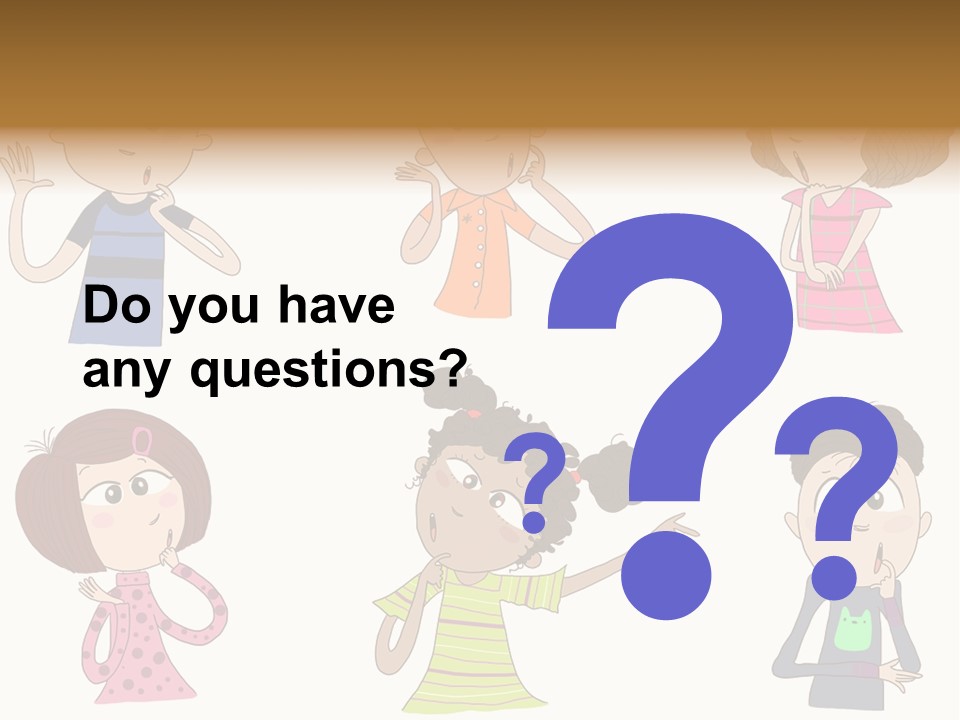 Greeting African Ponder PowerPoint Template