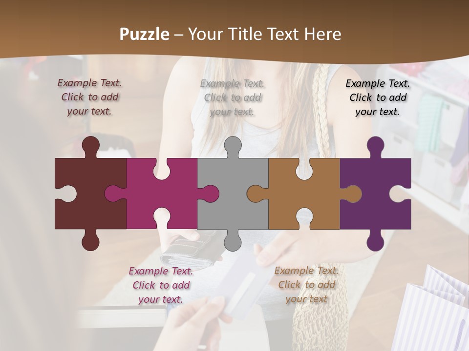 Color Calculator Card PowerPoint Template