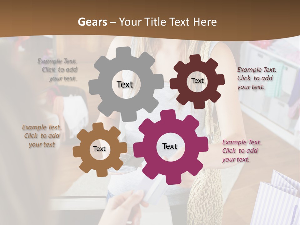 Color Calculator Card PowerPoint Template