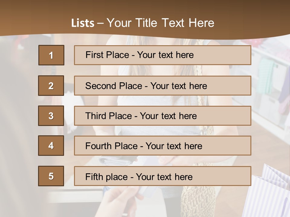 Color Calculator Card PowerPoint Template