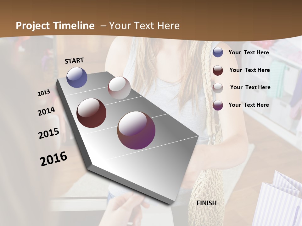 Color Calculator Card PowerPoint Template
