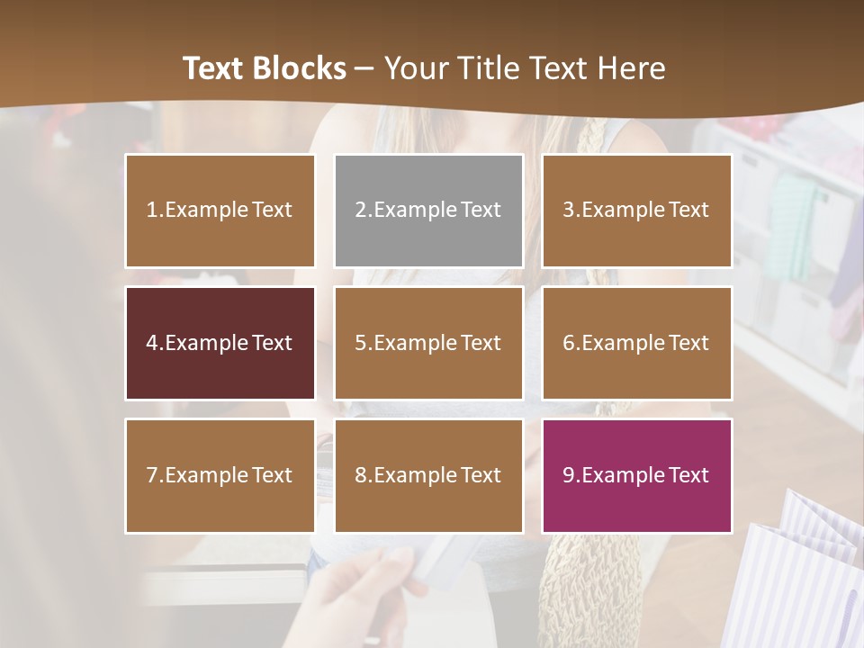Color Calculator Card PowerPoint Template
