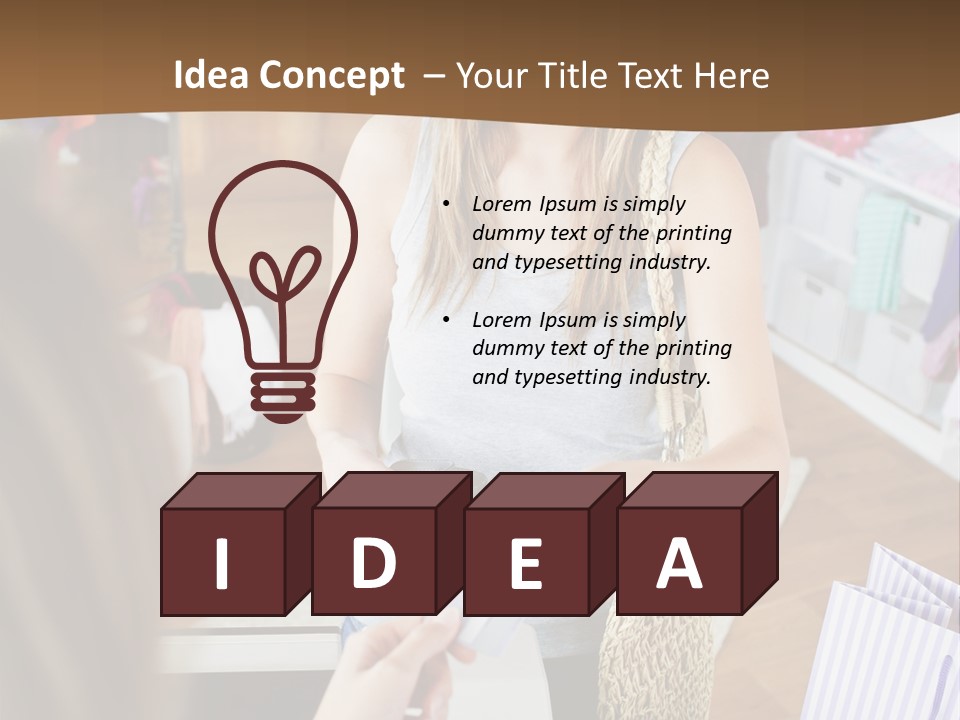 Color Calculator Card PowerPoint Template