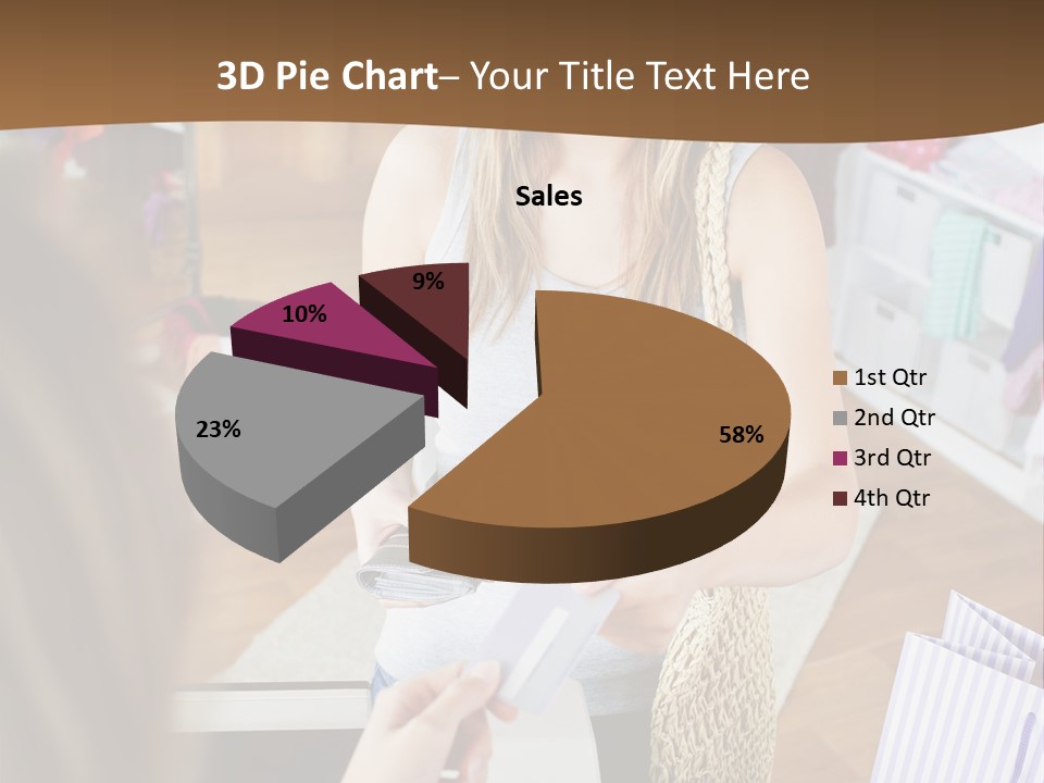 Color Calculator Card PowerPoint Template