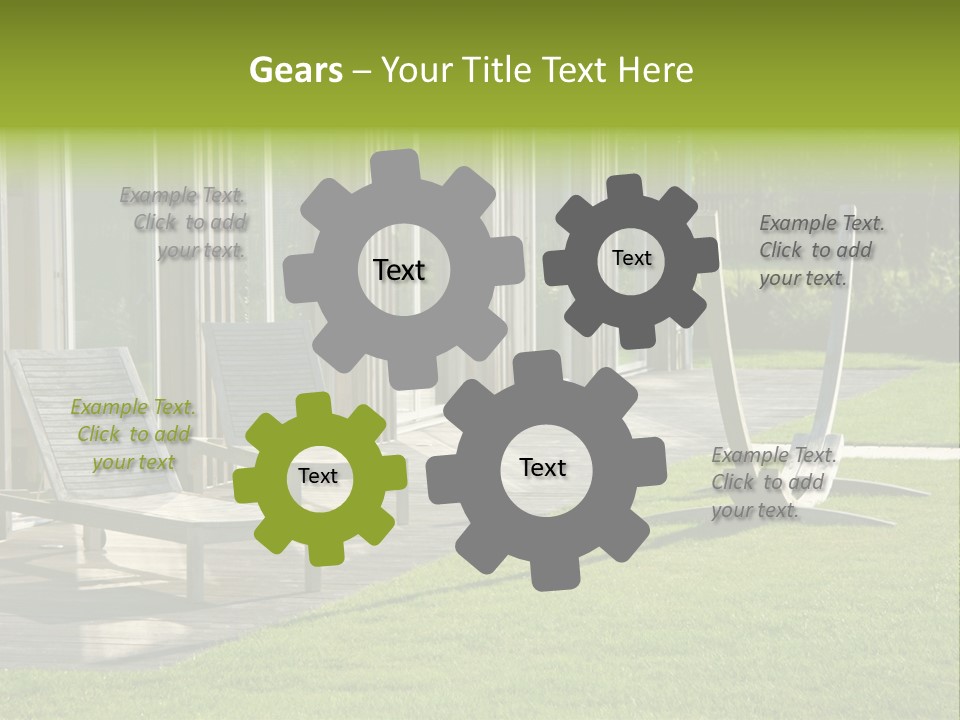 Sunlight Leisure Gardener PowerPoint Template