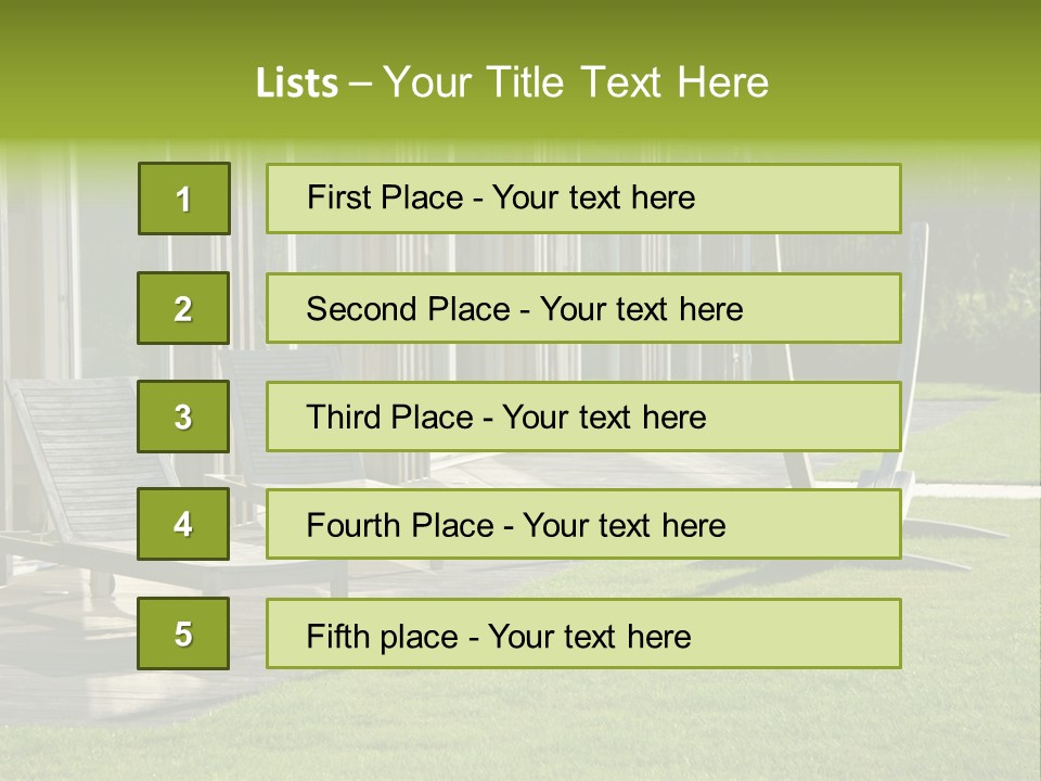 Sunlight Leisure Gardener PowerPoint Template