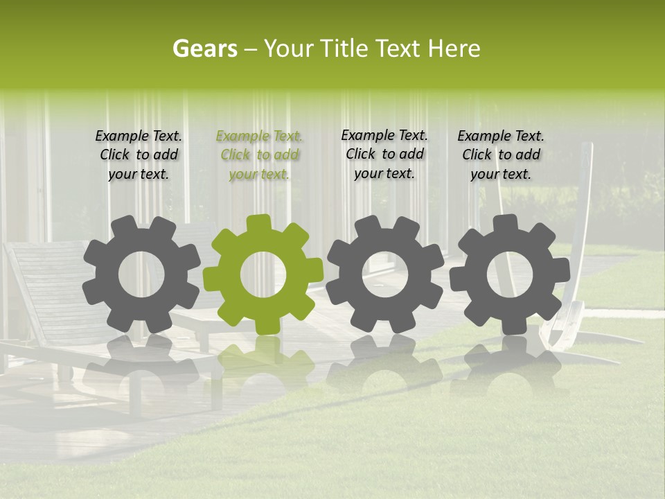 Sunlight Leisure Gardener PowerPoint Template