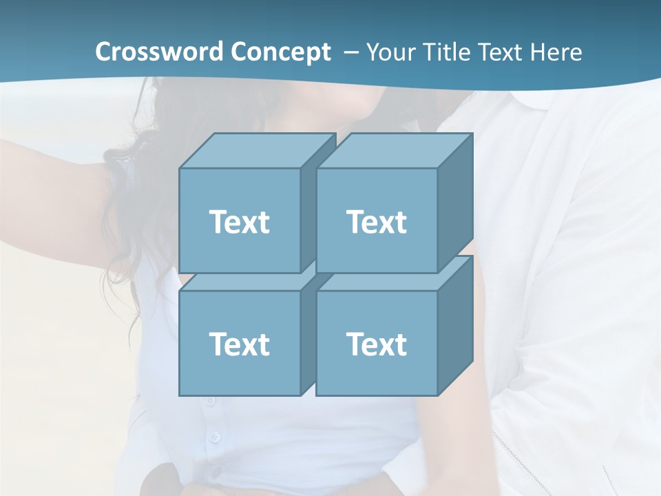 Sea Sky White PowerPoint Template