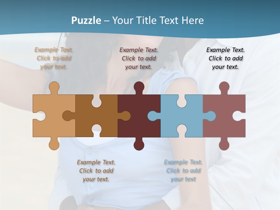 Sea Sky White PowerPoint Template