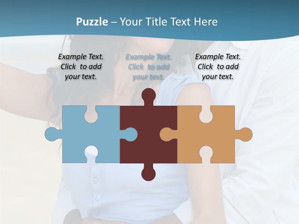 Sea Sky White PowerPoint Template