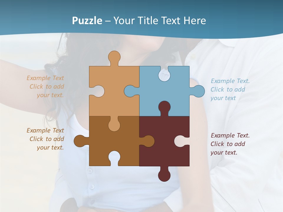 Sea Sky White PowerPoint Template