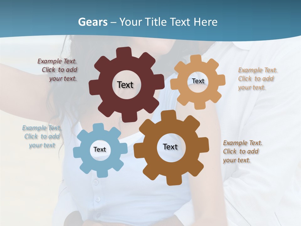 Sea Sky White PowerPoint Template