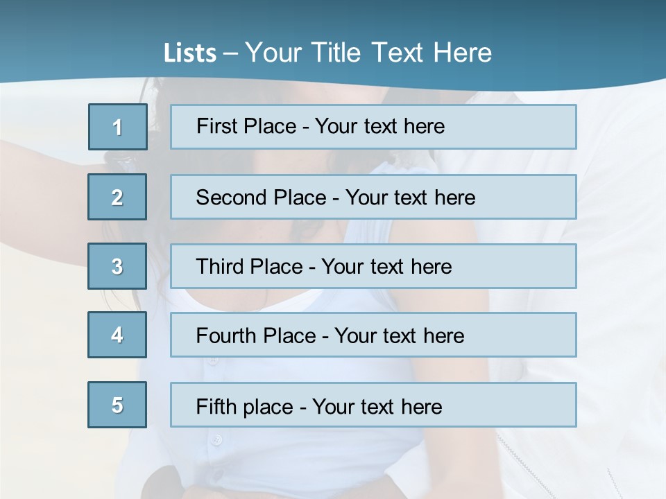 Sea Sky White PowerPoint Template