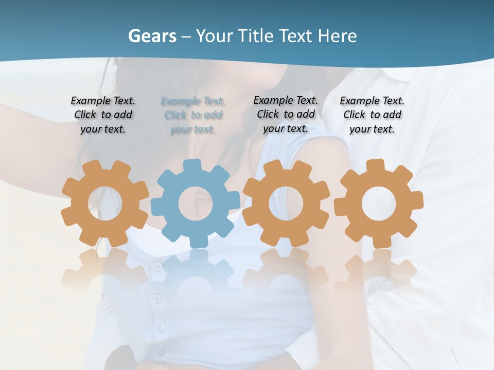 Sea Sky White PowerPoint Template