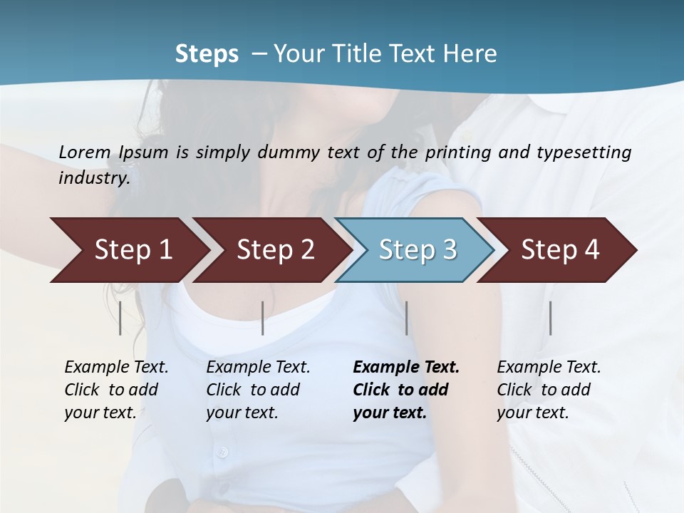 Sea Sky White PowerPoint Template