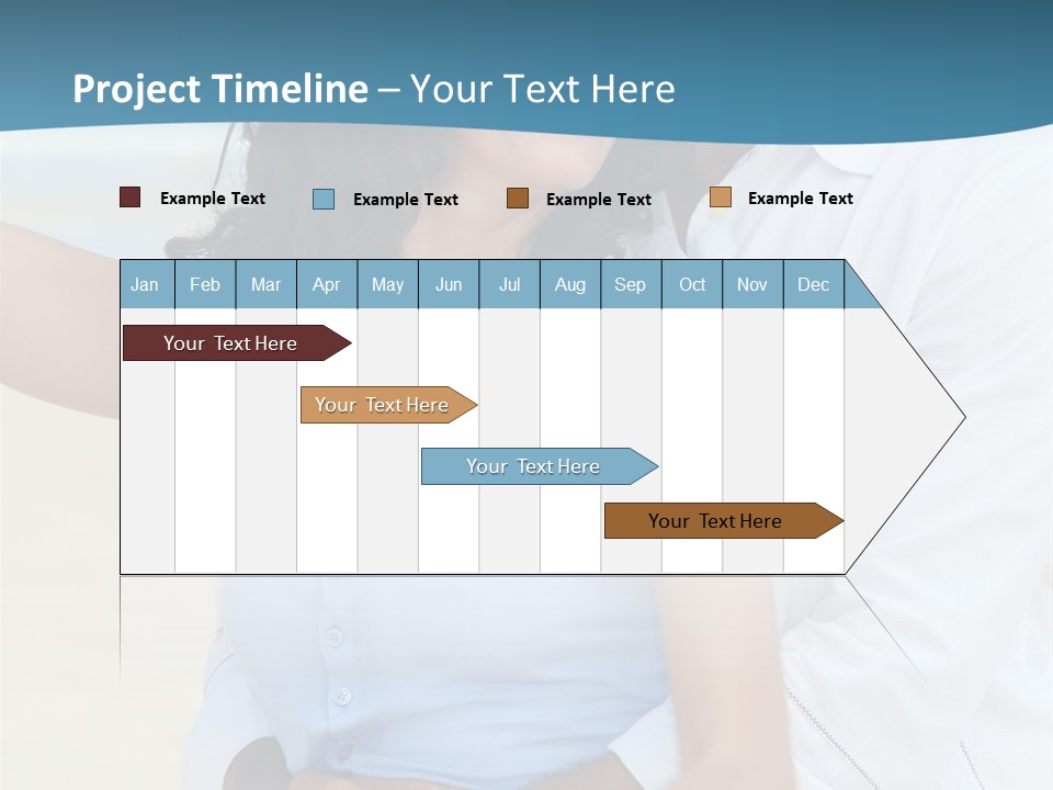 Sea Sky White PowerPoint Template