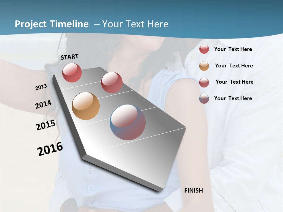 Sea Sky White PowerPoint Template