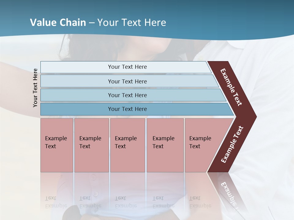 Sea Sky White PowerPoint Template
