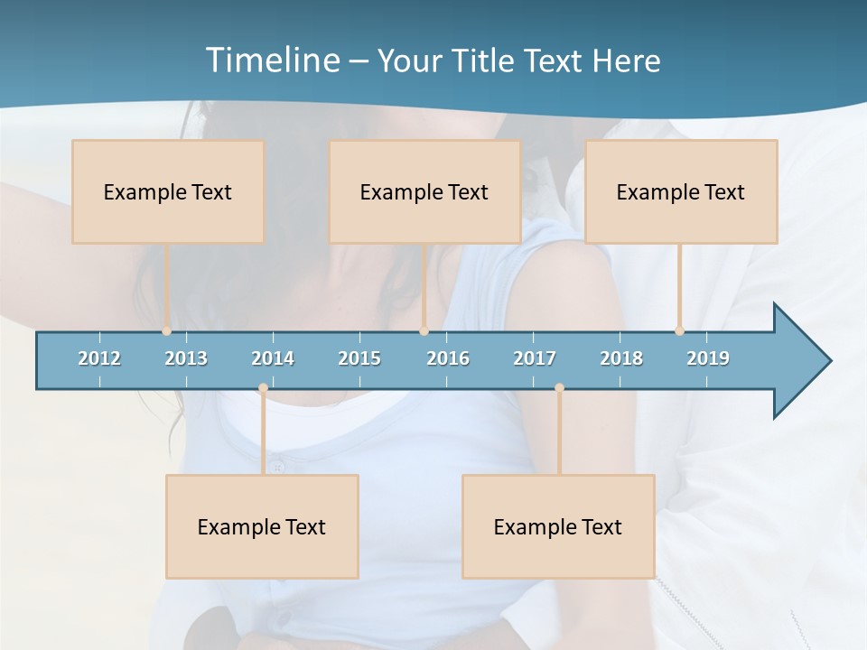Sea Sky White PowerPoint Template