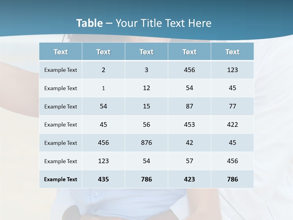 Sea Sky White PowerPoint Template