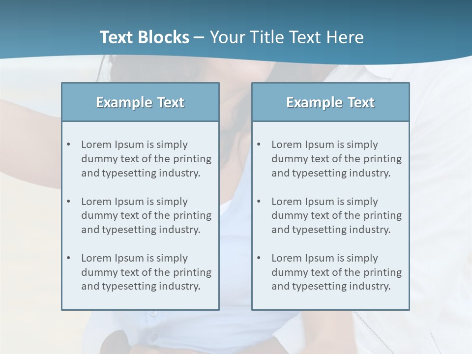 Sea Sky White PowerPoint Template