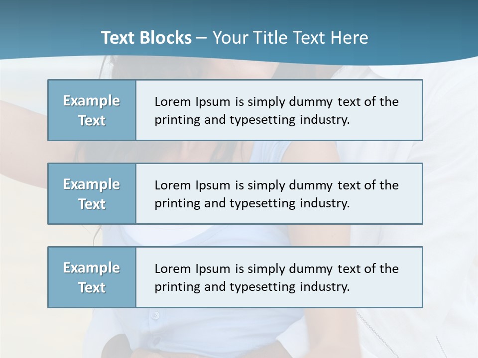 Sea Sky White PowerPoint Template