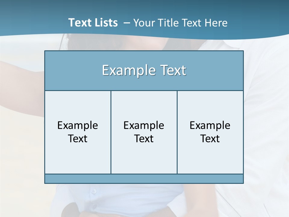 Sea Sky White PowerPoint Template