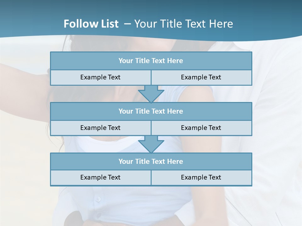 Sea Sky White PowerPoint Template