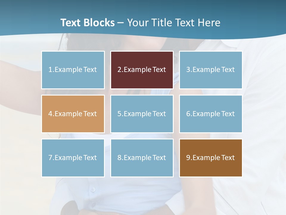 Sea Sky White PowerPoint Template