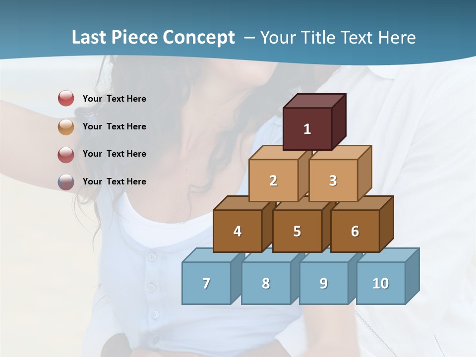 Sea Sky White PowerPoint Template