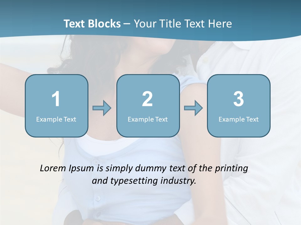 Sea Sky White PowerPoint Template