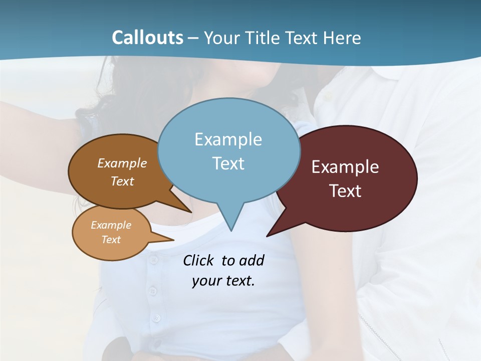 Sea Sky White PowerPoint Template