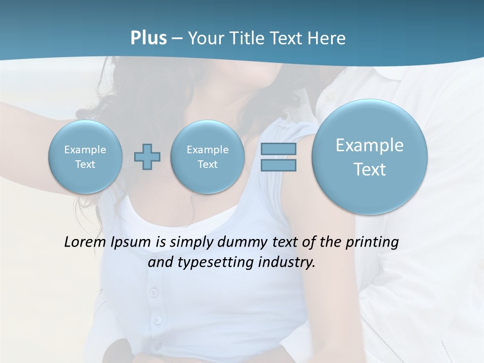 Sea Sky White PowerPoint Template