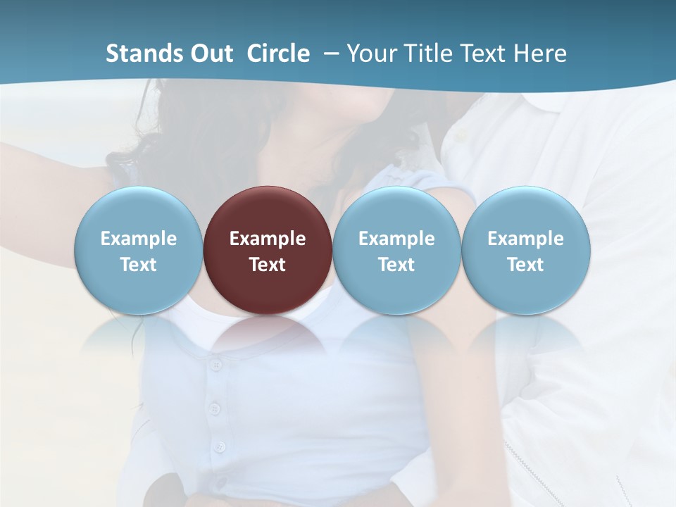 Sea Sky White PowerPoint Template