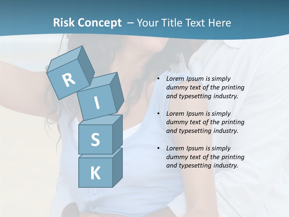 Sea Sky White PowerPoint Template