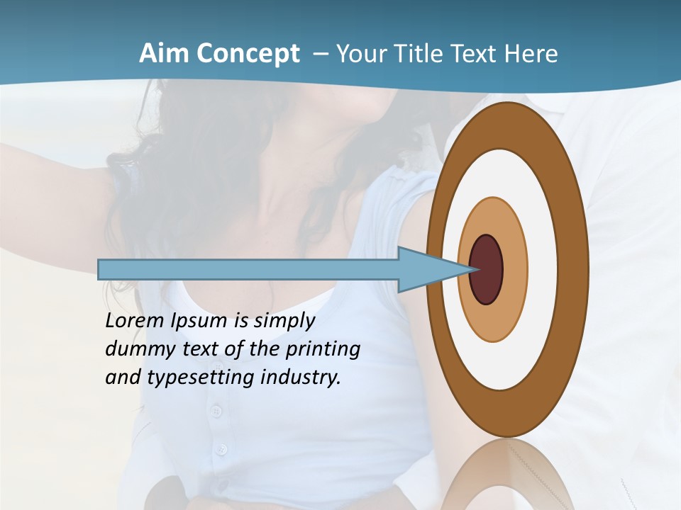 Sea Sky White PowerPoint Template