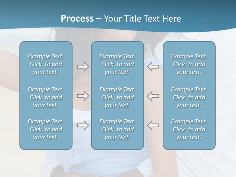 Sea Sky White PowerPoint Template