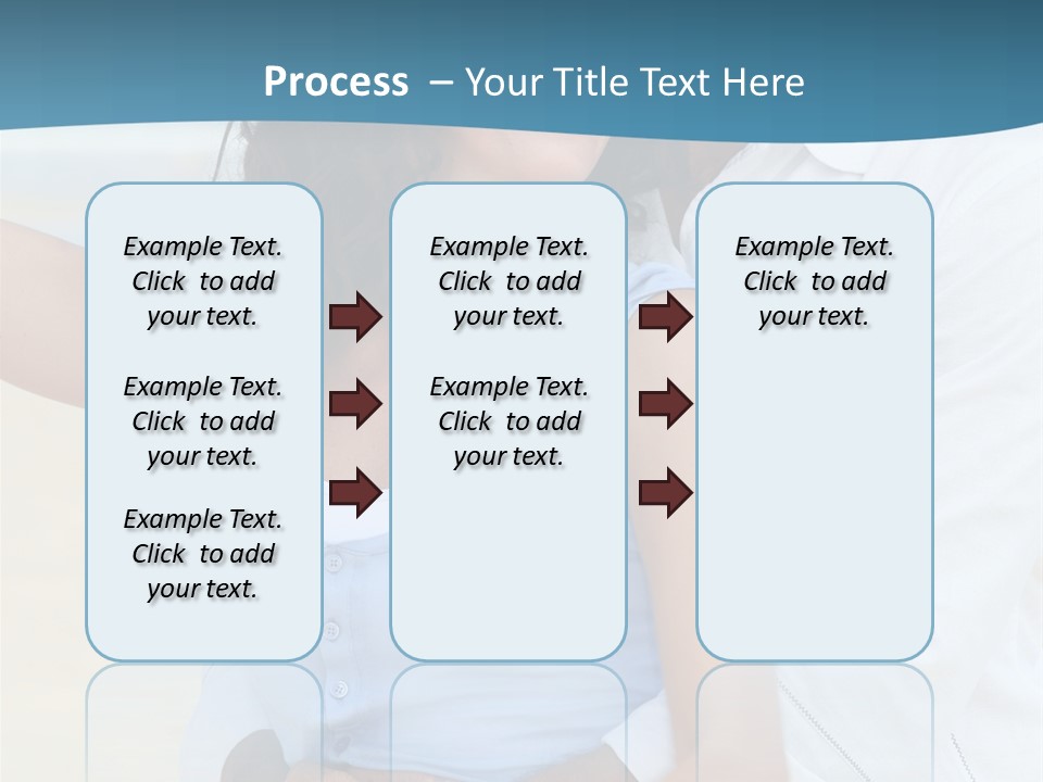 Sea Sky White PowerPoint Template