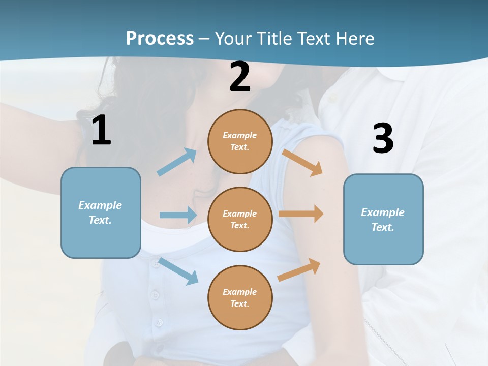 Sea Sky White PowerPoint Template