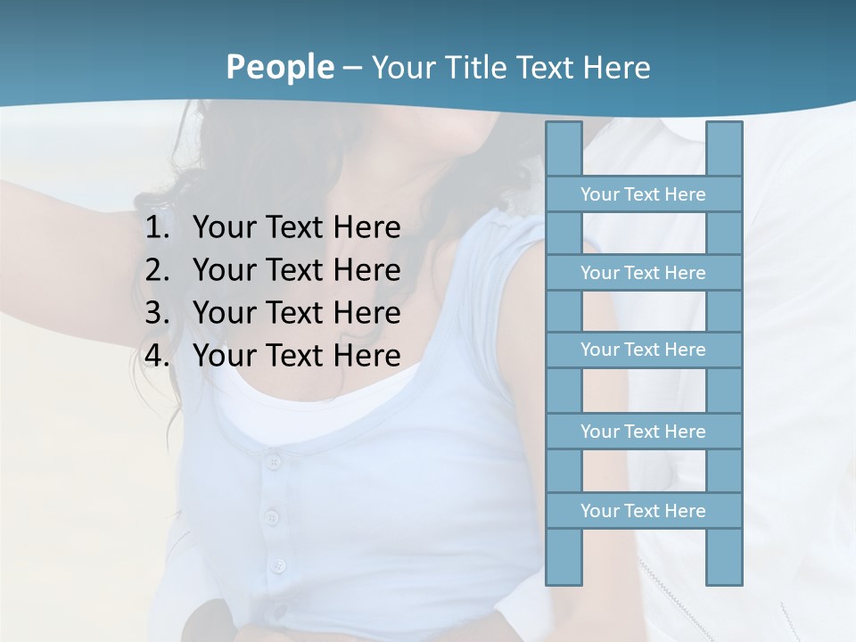 Sea Sky White PowerPoint Template