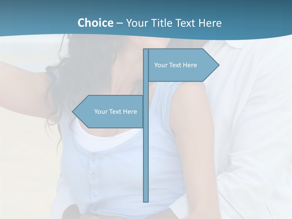 Sea Sky White PowerPoint Template