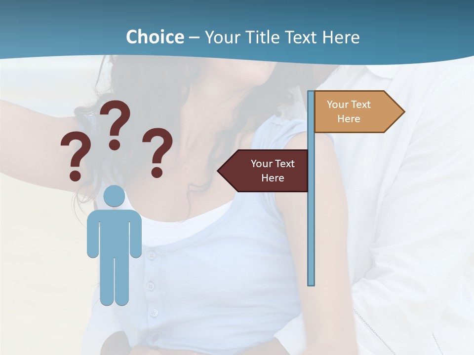 Sea Sky White PowerPoint Template