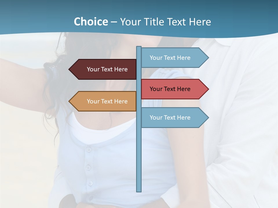 Sea Sky White PowerPoint Template